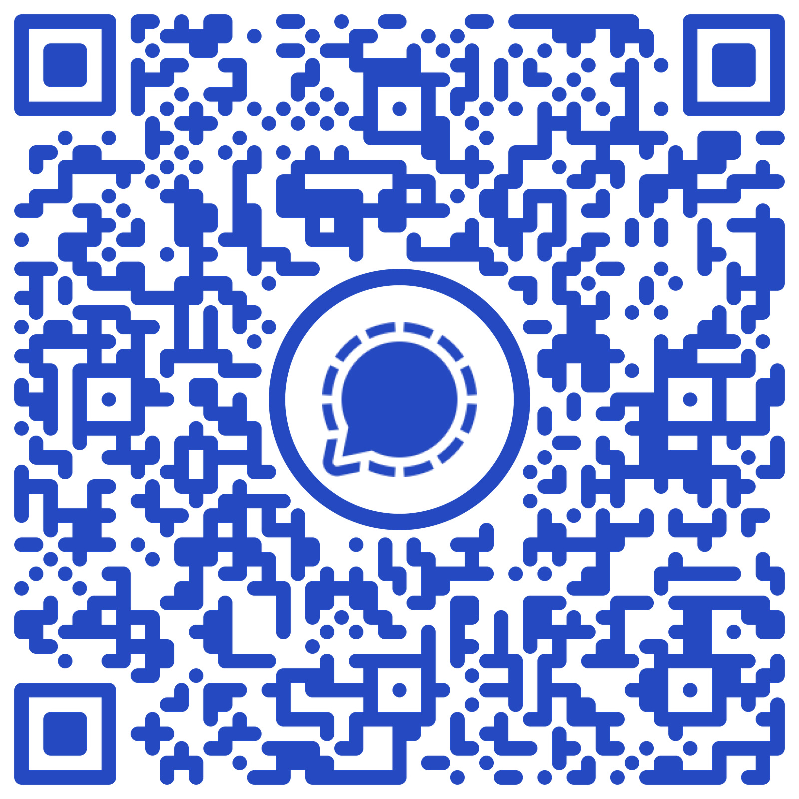 QR-Code Signalgruppe